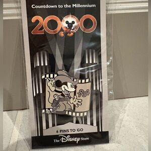 NWT• Disney “Countdown To The Millennium” Cowboy Mickey Mouse Collectible Pin